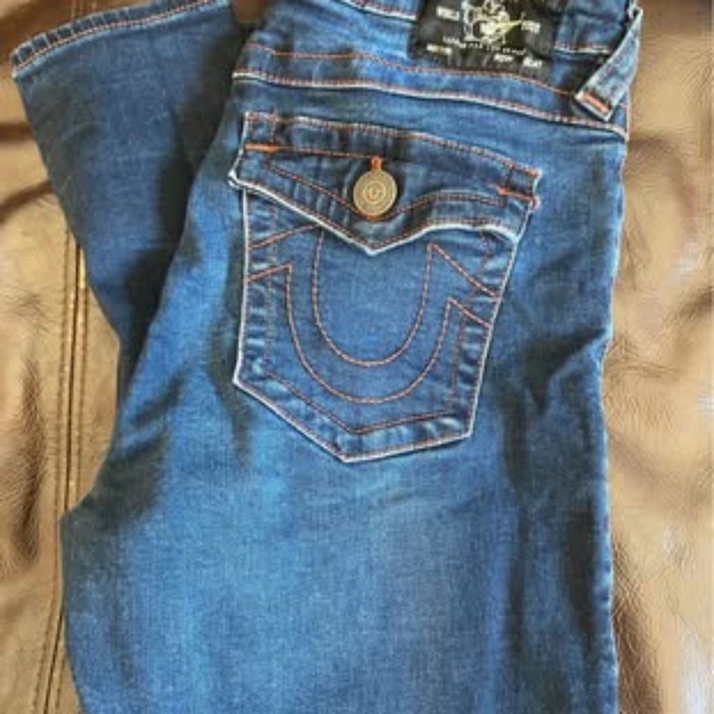 True Religion Jennie Curvy mid rise skinny jean